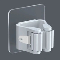 Thumbnail for Single grey adhesive mop holder