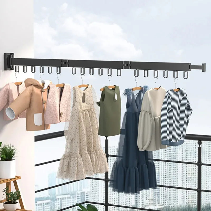 Wall-mounted rack – space-saving installation example