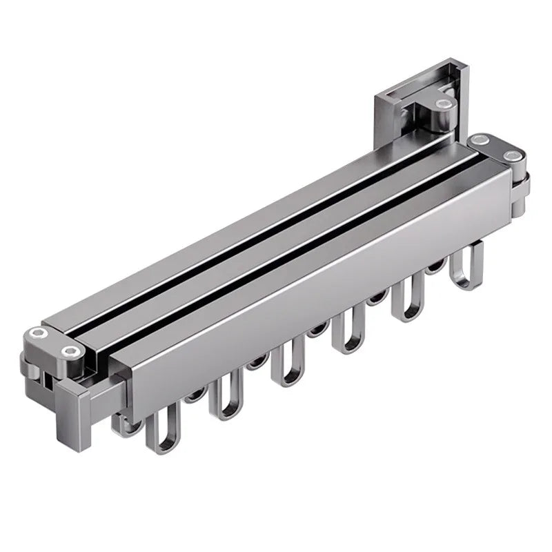 Single-arm wall rack – alternate angle