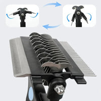 Thumbnail for Pet deshedding brush combing surface detail