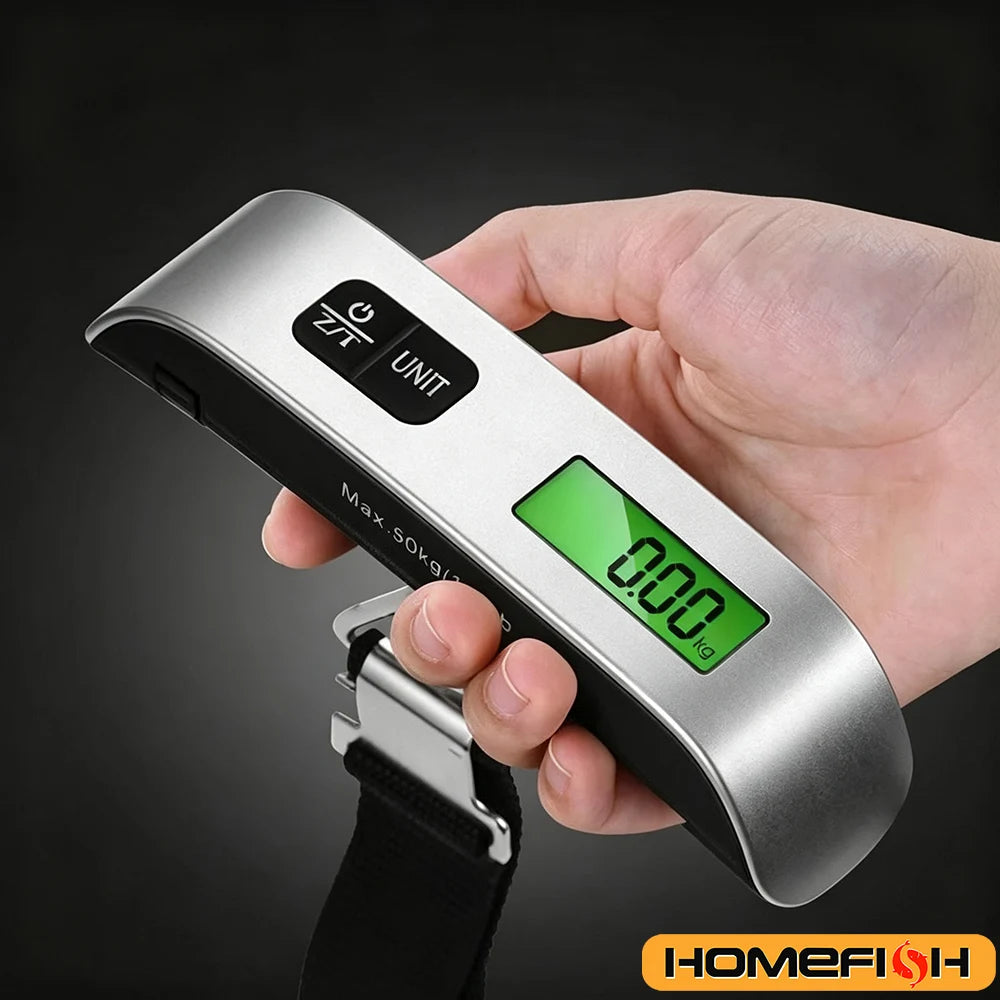 Digital luggage scale LCD display