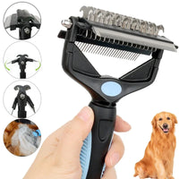 Thumbnail for Blue pet brush shown from another angle