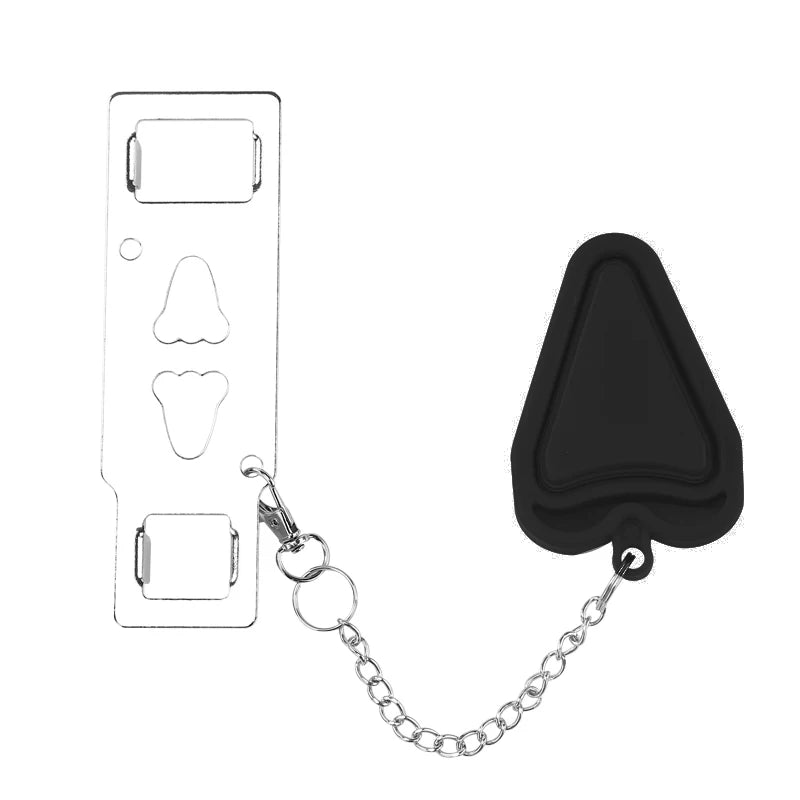 Portable door lock size and packaging view