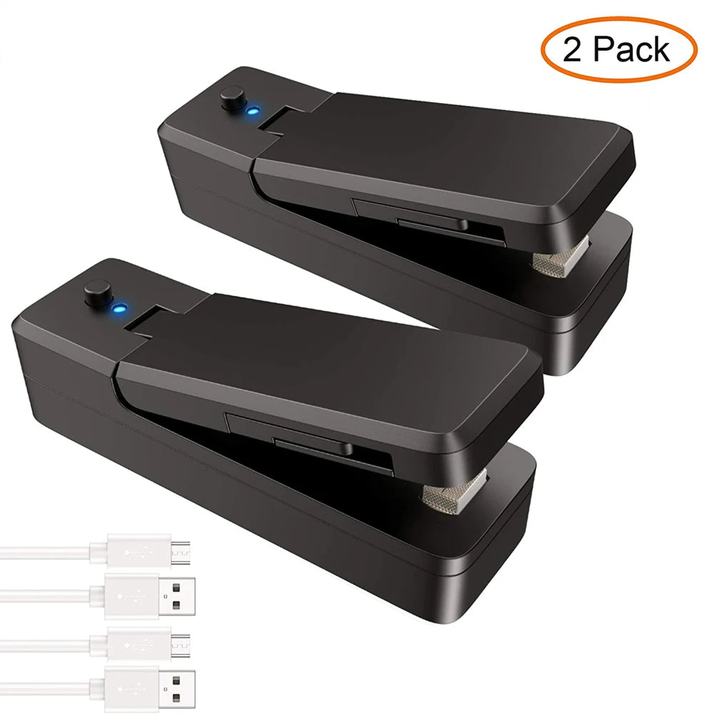Portable bag sealer close-up view