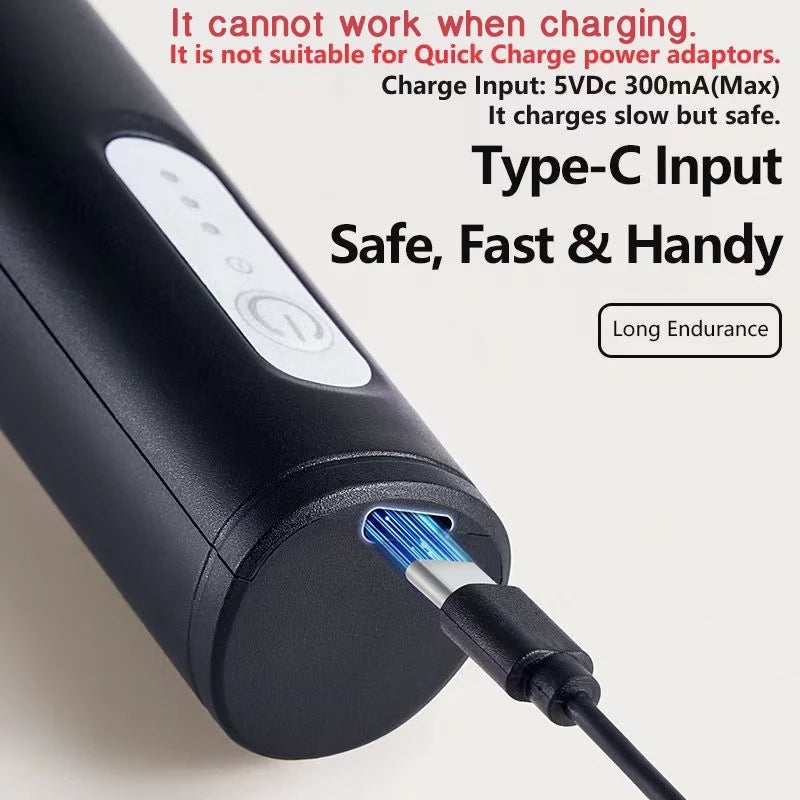 USB-C handheld milk frother – charging and feature overview
