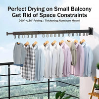 Thumbnail for Foldable laundry hanger – household use example