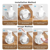 Thumbnail for Foam soap dispenser reservoir and controls