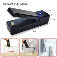 Thumbnail for Black and white mini bag sealer options