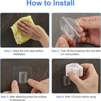 Thumbnail for Adhesive Mop & Broom Holder – 1, 2 or 3 Pack - InspiredGrabs.com