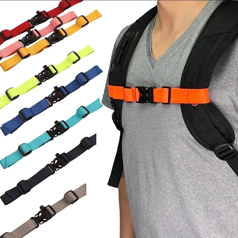 Adjustable Backpack Chest Strap – Blue - InspiredGrabs.com