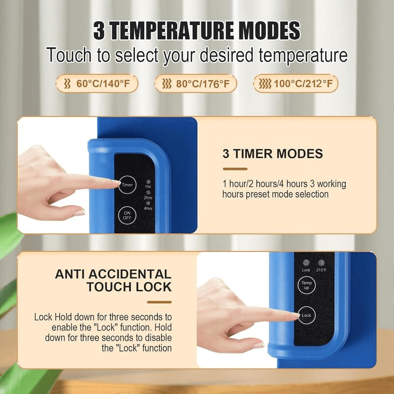 Adjustable Electric Warming Tray - Food Warmer - InspiredGrabs.com