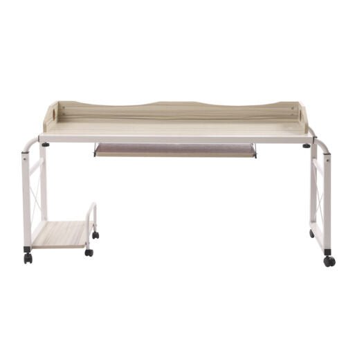 Adjustable Overbed Table with Wheels - Multi - Functional - InspiredGrabs.com