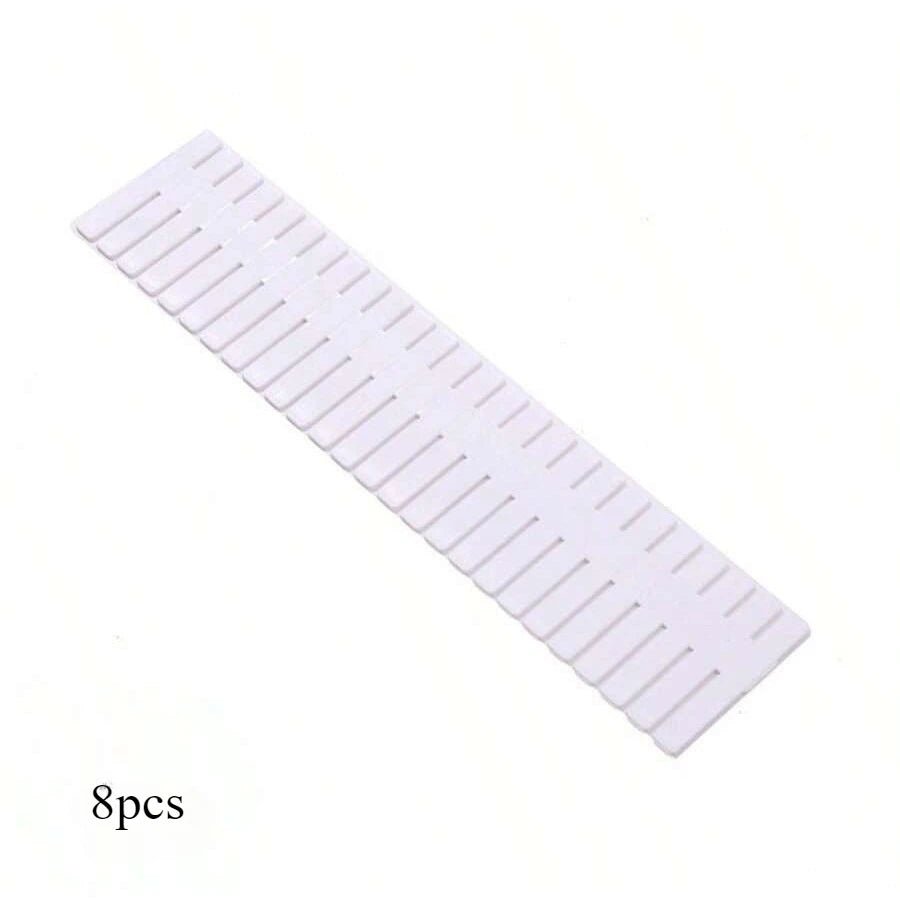 Adjustable Plastic Space separation tool Desk and Drawer Organizer Dividers PP Material Storage System for Office Dorm Home - InspiredGrabs.com