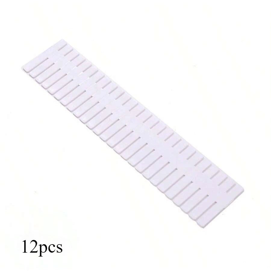 Adjustable Plastic Space separation tool Desk and Drawer Organizer Dividers PP Material Storage System for Office Dorm Home - InspiredGrabs.com