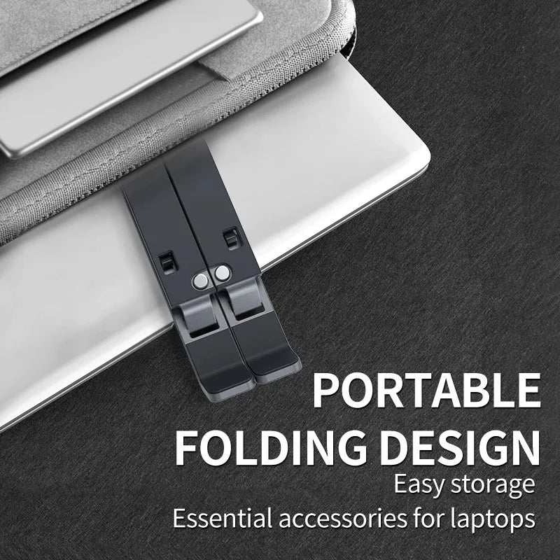 Adjustable Portable Laptop Stand - Ergonomic Support - InspiredGrabs.com