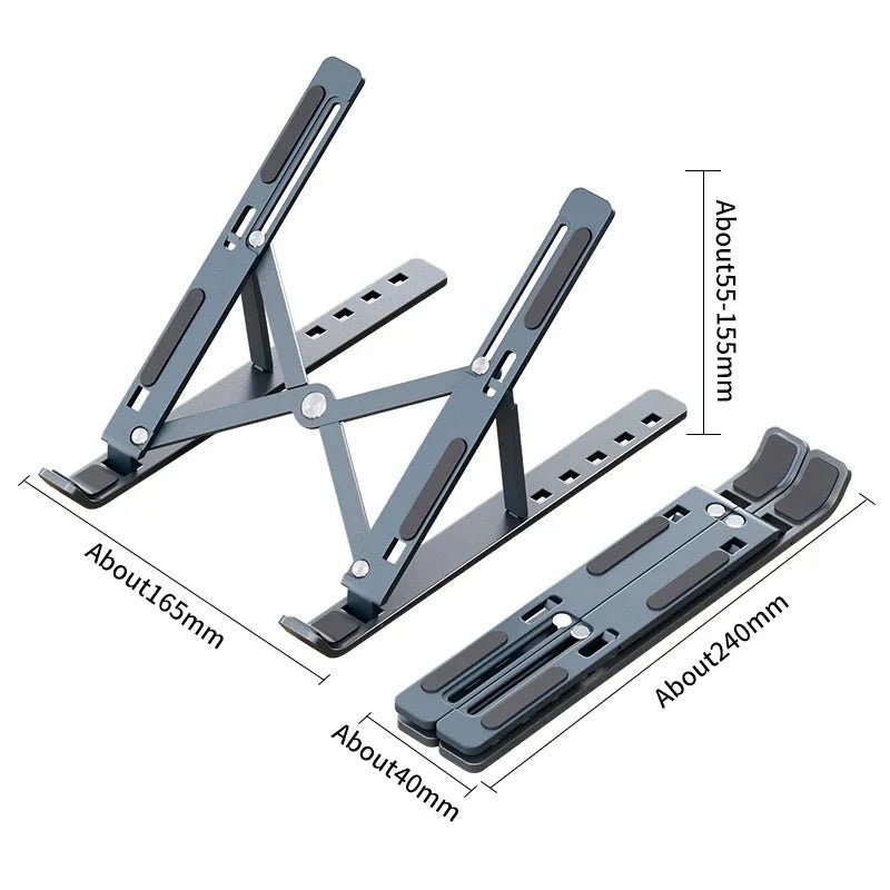 Adjustable Portable Laptop Stand - Ergonomic Support - InspiredGrabs.com