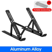 Thumbnail for Adjustable Portable Laptop Stand - Ergonomic Support - InspiredGrabs.com