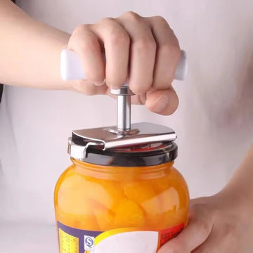 Adjustable Stainless Steel Jar & Bottle Cap Opener - InspiredGrabs.com