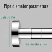 Thumbnail for Adjustable Stainless Steel Sink Support Rod - InspiredGrabs.com