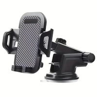 Thumbnail for Adjustable Suction-Cup Car Phone Holder – Black - InspiredGrabs.com