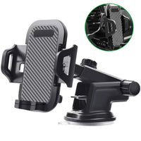 Thumbnail for Adjustable Suction-Cup Car Phone Holder – Black - InspiredGrabs.com