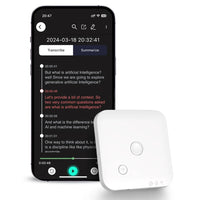 Thumbnail for AI Voice Recorder with Speech - to - Text, Translation & 64GB Storage - InspiredGrabs.com