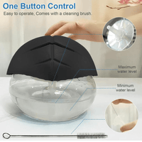 Thumbnail for Air Purifier & Essential Oil Diffuser with LED Light - InspiredGrabs.com