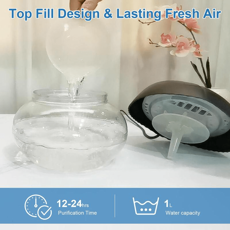 Air Purifier & Essential Oil Diffuser with LED Light - InspiredGrabs.com