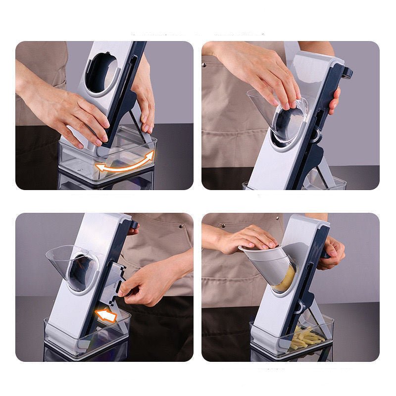 All-in-One Vegetable Slicer and Grater - InspiredGrabs.com