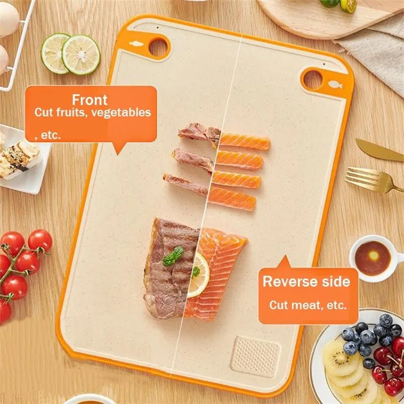 Antibacterial Double - Sided Cutting Board - InspiredGrabs.com