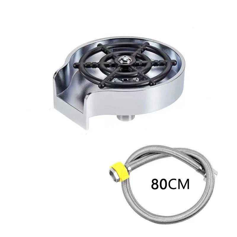 Automatic Kitchen Sink Glass & Bottle Rinser - InspiredGrabs.com