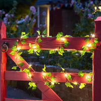 Thumbnail for Battery-Powered Leaf Vine String Lights – 3 Lengths, 4 Styles - InspiredGrabs.com