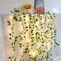 Thumbnail for Battery-Powered Leaf Vine String Lights – 3 Lengths, 4 Styles - InspiredGrabs.com