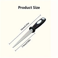 Thumbnail for Black Double-Sided Garden Tool Sharpener - InspiredGrabs.com