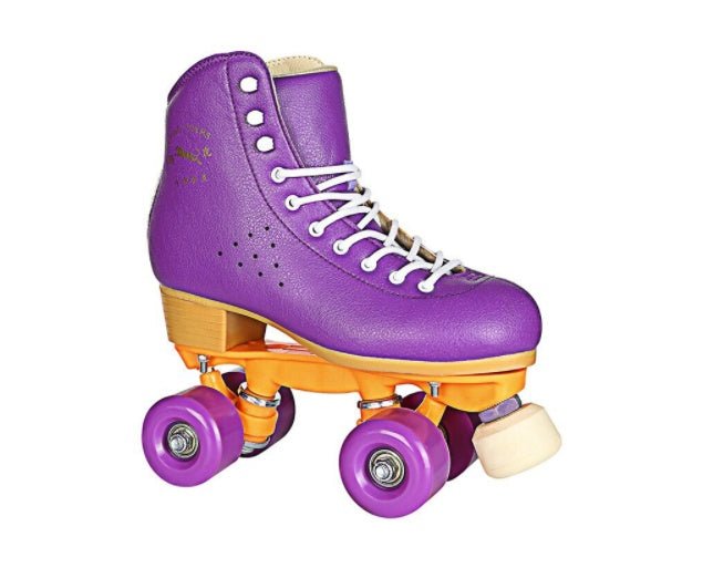 Black Four - Wheel Roller Skates with Adjustable Brake and PU Wheels - InspiredGrabs.com