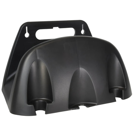 Black Wall-Mounted Garden Hose Hanger - InspiredGrabs.com