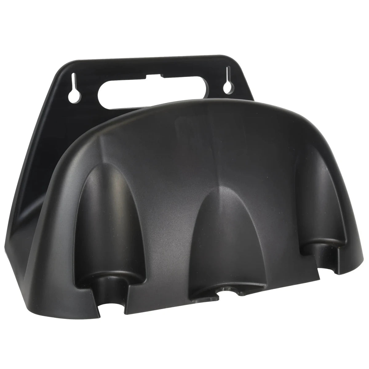 Black Wall-Mounted Garden Hose Hanger - InspiredGrabs.com