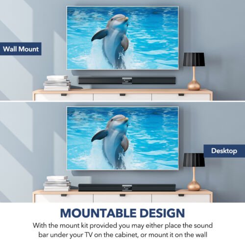 Bluetooth 32 - Inch Soundbar with Powerful Bass - InspiredGrabs.com
