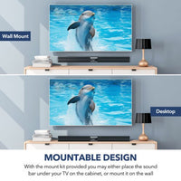 Thumbnail for Bluetooth 32 - Inch Soundbar with Powerful Bass - InspiredGrabs.com