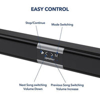 Thumbnail for Bluetooth 32 - Inch Soundbar with Powerful Bass - InspiredGrabs.com