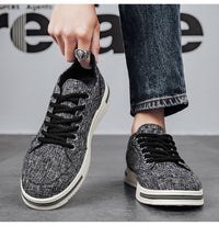 Thumbnail for Breathable Canvas Men's Summer Shoes - InspiredGrabs.com