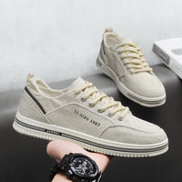 Thumbnail for Breathable Canvas Men's Summer Shoes - InspiredGrabs.com