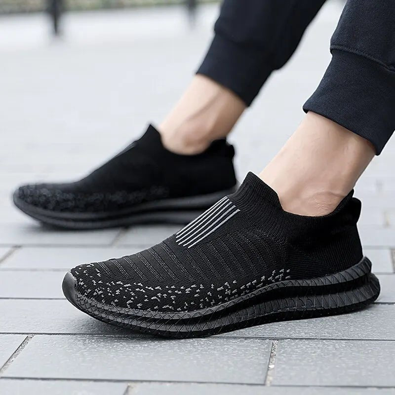 Breathable Comfort Men’s Running Sneakers - InspiredGrabs.com