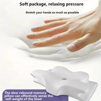 Thumbnail for Butterfly Memory Foam Neck Support Pillow – Slow Rebound Ergonomic Sleeping Pillow - InspiredGrabs.com