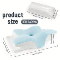Thumbnail for Butterfly Memory Foam Neck Support Pillow – Slow Rebound Ergonomic Sleeping Pillow - InspiredGrabs.com