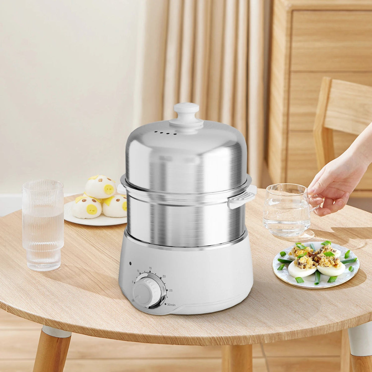 CACHOO Electric Egg Cooker - 14 Egg Capacity - InspiredGrabs.com