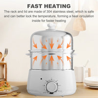 Thumbnail for CACHOO Electric Egg Cooker - 14 Egg Capacity - InspiredGrabs.com