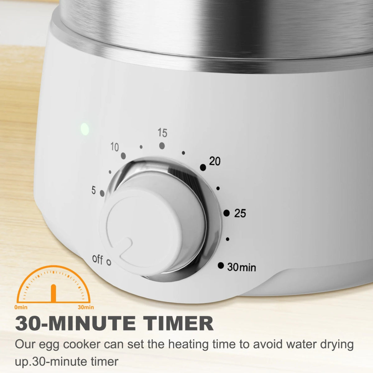 CACHOO Electric Egg Cooker - 14 Egg Capacity - InspiredGrabs.com