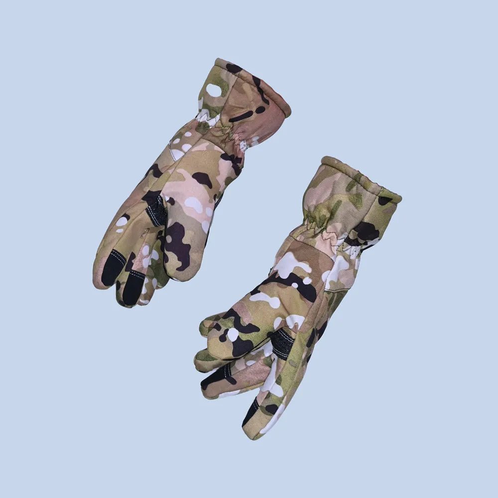 Camo Waterproof Winter Tactical Gloves – Insulated Hunting & Fishing Grip - InspiredGrabs.com