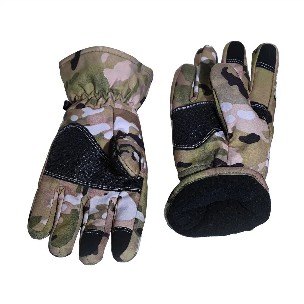 Camo Waterproof Winter Tactical Gloves – Insulated Hunting & Fishing Grip - InspiredGrabs.com